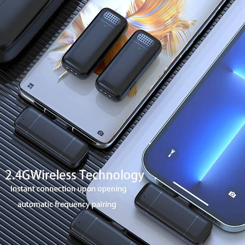 Wireless Lavalier Mic With Digital Display &ndash; Noise Reduction