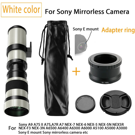 Lightdow Telephoto Lens 420-800mm f 8.3 &ndash; Super Telephoto Zoom for DSLR Cameras for Sony E mount 02