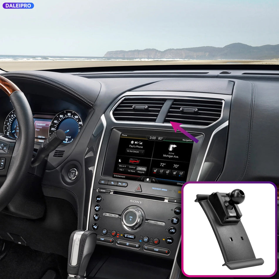 Phone Holder 66W For Ford Explorer 2011 2012 2013-2019 Mount