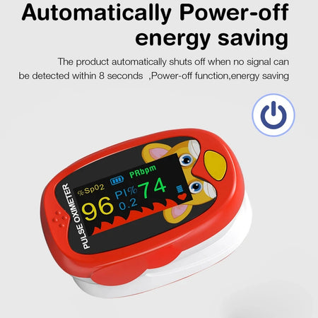 USB Pediatric Finger Pulse Oximeter &ndash; OLED Display