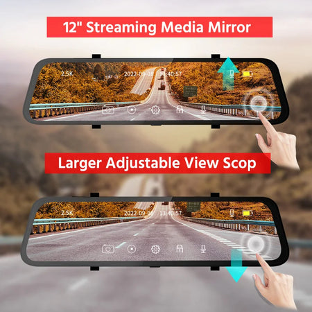 ACCEO 2.5K Dsahcam 12 Inch Touch Mirror - Built In WiFi