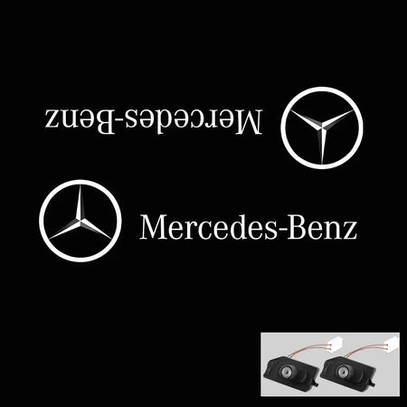 LED Angel Wings Welcome Light for Mercedes-Benz GLA GLB GLC GLS EQC A-Class B-Class C-Class E-Class S-Class Mercedes benz 2