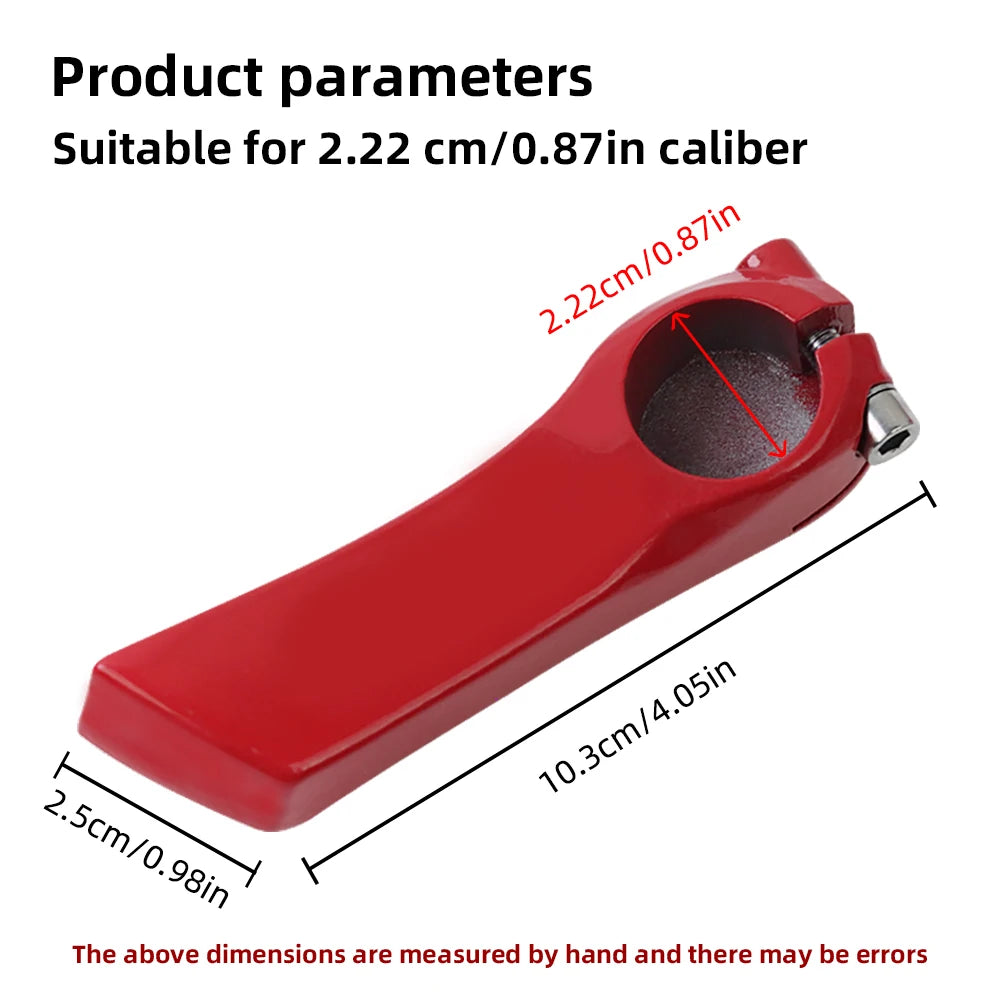 MOTSUV Multicolour Aluminium Bike Rest Handle Bar with Calf Horn Grips