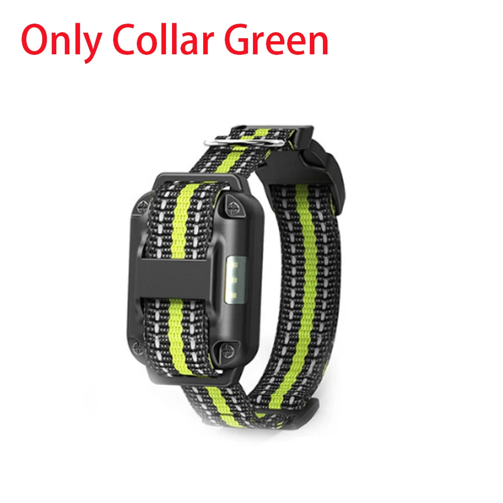 800m Remote Control Dog Training Collar &ndash; Rechargeable Waterproof Design Green Collar Only / US Plug