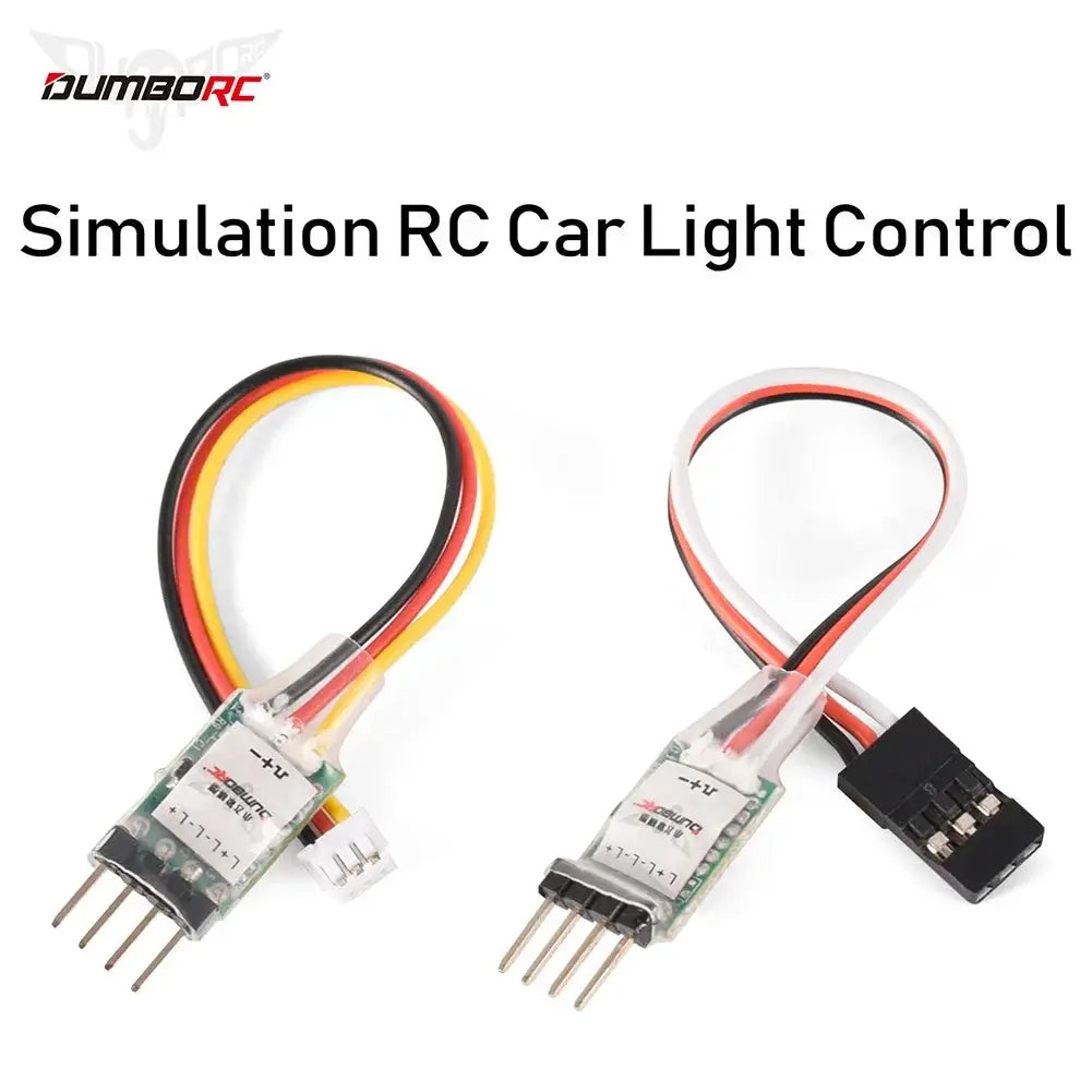 DUMBORC RC Light Controller LED Switch Panel System Turn On/Off 3CH for RC Car Vehicle RC Mini Car Fixed Wing Aircraft Parts by InterCyprus Trading Ltd