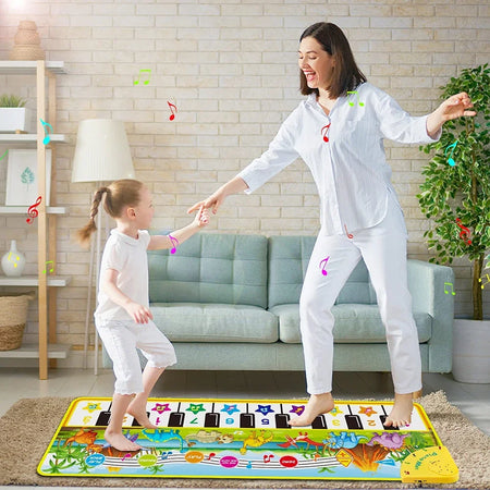 Musical Piano Mat for Toddlers &ndash; Interactive Dinosaur Sounds