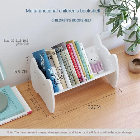 Simple Desktop Bookshelf Rack &ndash; Multifunctional Organizer Book Storage
