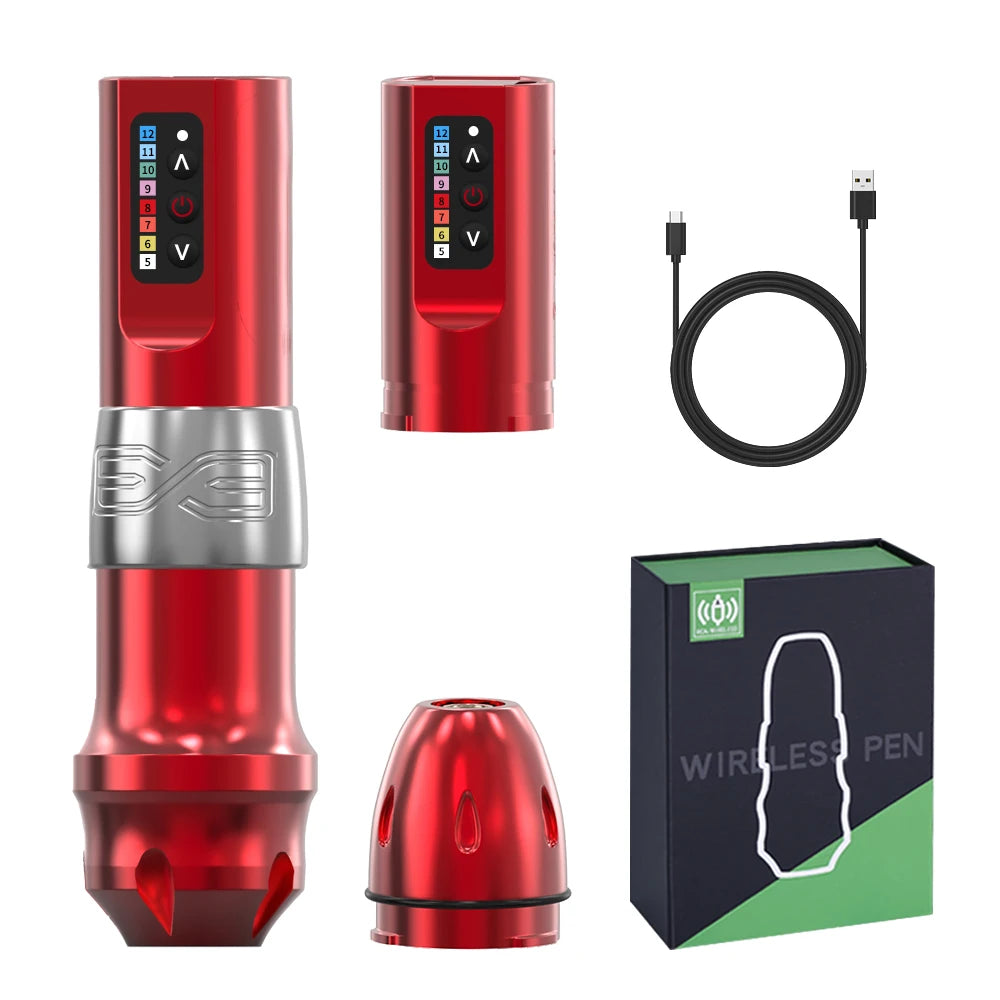 EXO Wireless Tattoo Machine &ndash; Battery Powered Rotary Pen 2 battery