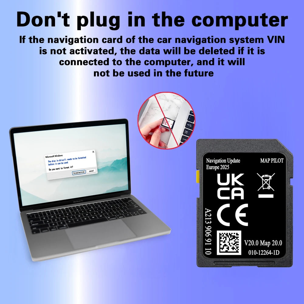 A2139069110 V20 SD Card &ndash; High-Speed Navigation Maps for Mercedes GLC Class