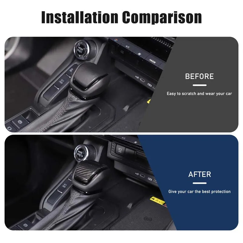 Cubierta de cabeza de fibra de carbono para Toyota Land Cruiser Prado LC250