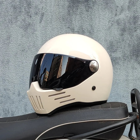 ORZ Full Face Modular Helmet Vintage Chopper &ndash; DOT Approved