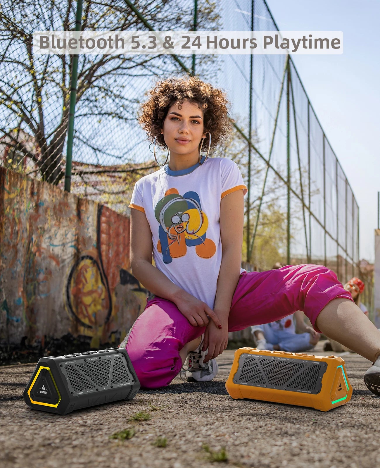 MLOVE P3 Outdoor Bluetooth Speaker &ndash; 40W Power, Waterproof