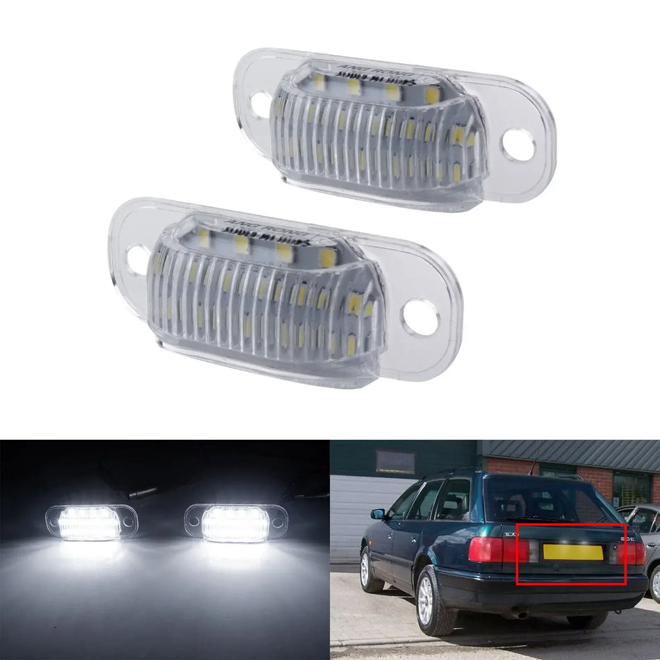 LED Canbus osvetlenie evidenčných čísiel pre Audi 80 90 B3 B4 C4