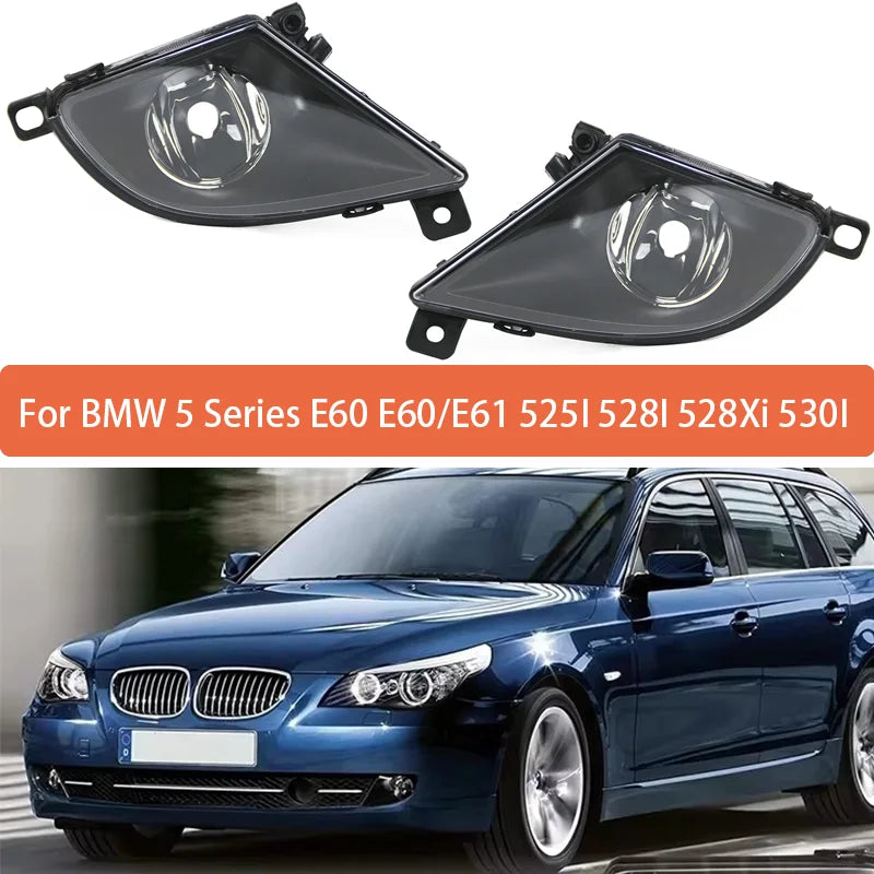 Fog Lamp Assembly For BMW 5 Series E60 E61 525I 528I 528Xi 530I 2008 2009 2010 Front Bumper Anti Fog Light 63177177711