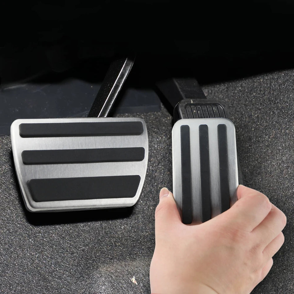 Podložky pedálů pro Honda Civic a Accord, nerezová ocel a guma, automatická převodovka