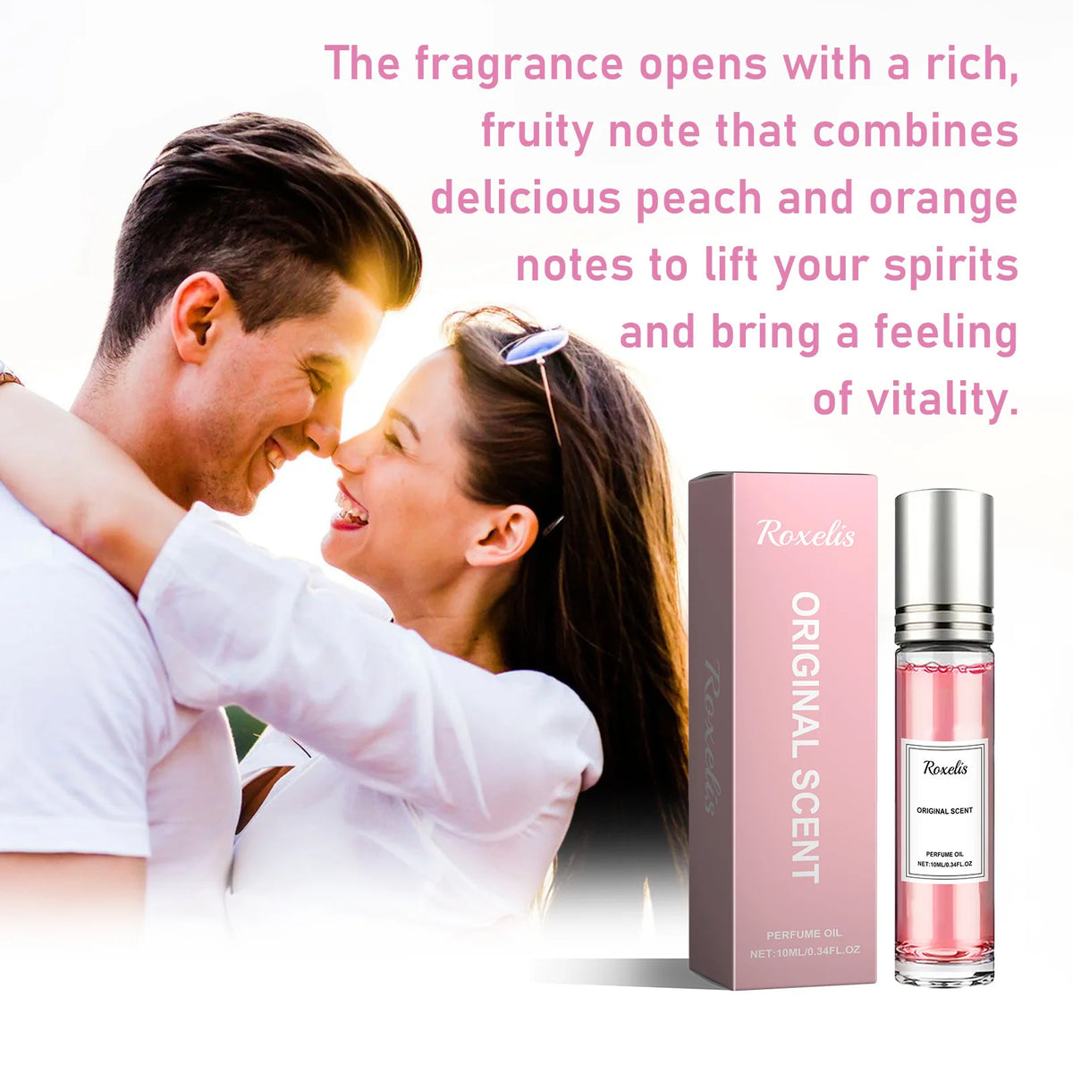 Roxelis Rose Plant Pheromone Perfume Roller 10ml