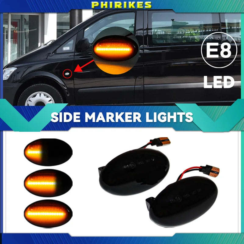 Luce di segnalazione Mercedes per Classe A W168 Citan Vito 2Pz