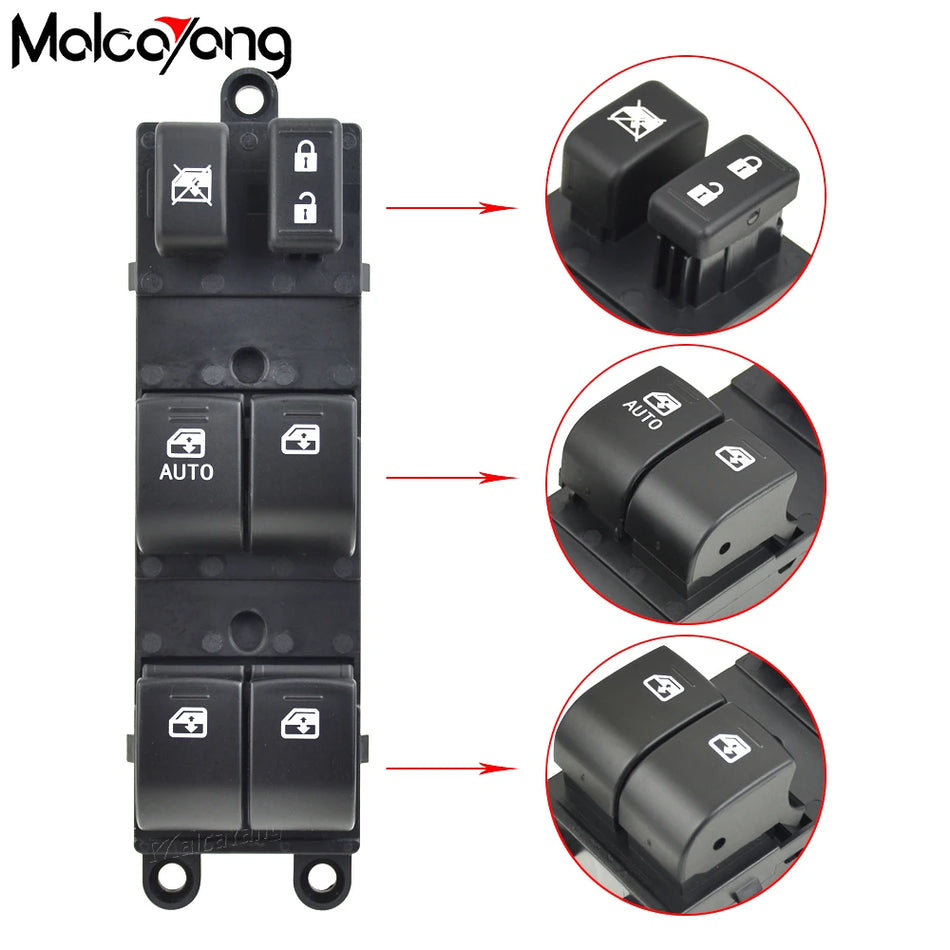 Interruttore per finestrini elettrici con ABS 16+3 pin per Subaru Outback 2013-2015