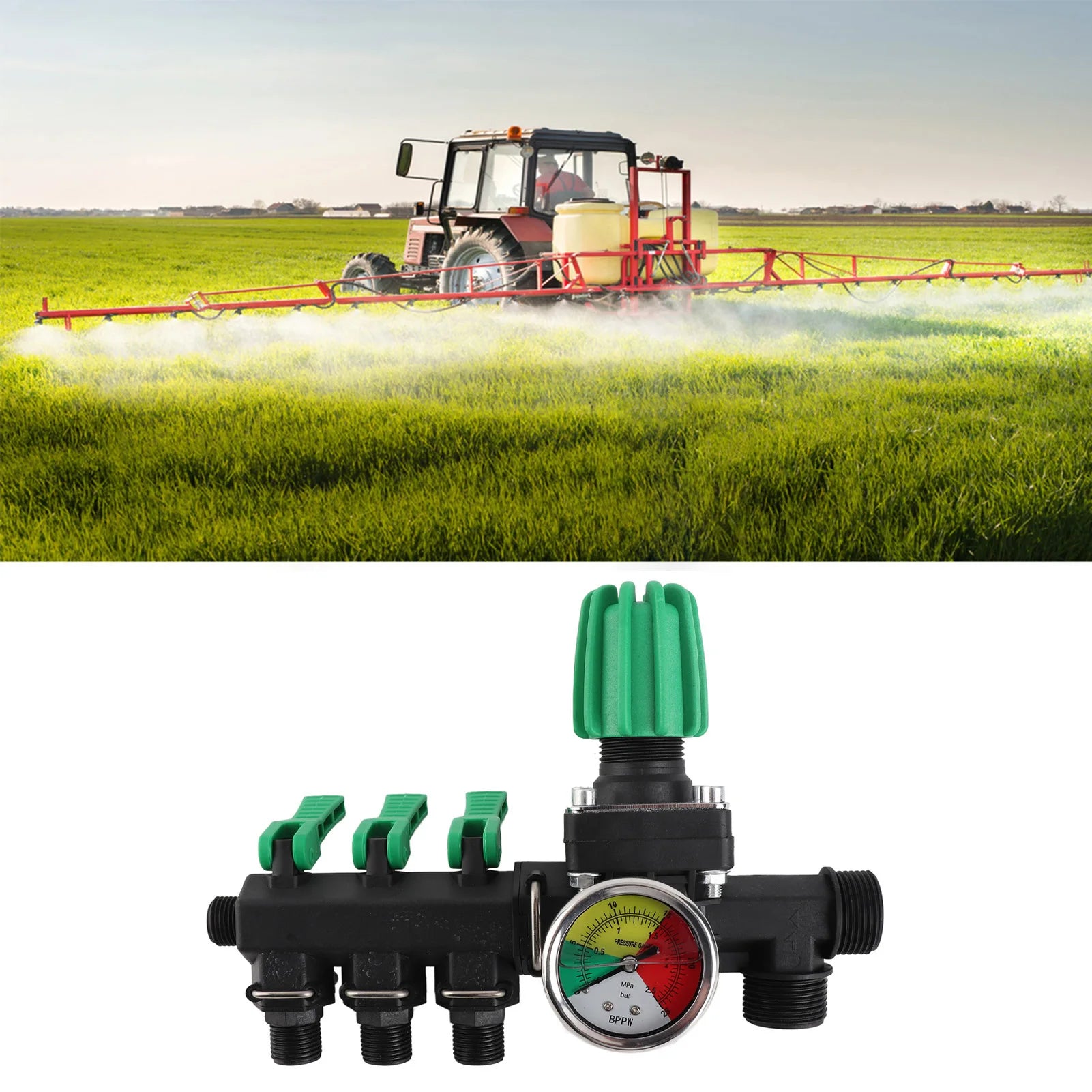 Agricultural Sprayer 3 Way Water Splitter Valve &ndash; EasyMount