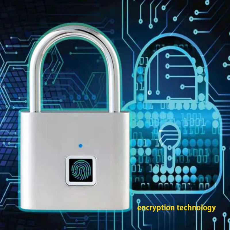 RAYKUBE P2 Smart Waterproof Fingerprint Padlock