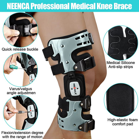 NEENCA Unloader ROM Knee Brace &ndash; Hinged Stabilizer Plus
