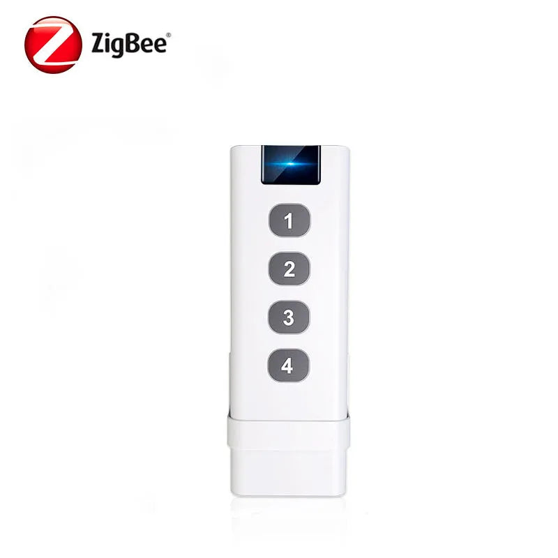 Tuya ZigBee Smart Scene Switch (1-4 Gang) - Portable Home Automation Control 1Pcs Zigbee
