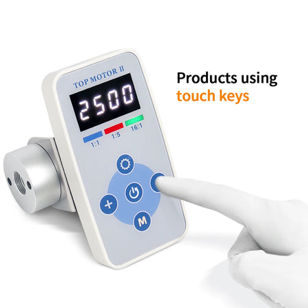 Dental TOP MATOR 2 &ndash; Blue Touch Screen Mini Brushless Motor 2 HOLE