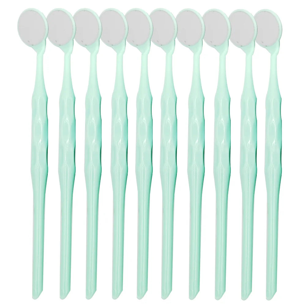 AG Dental Mouth Mirror Premium Front Surface &ndash; Dual-Sided Green-1Box