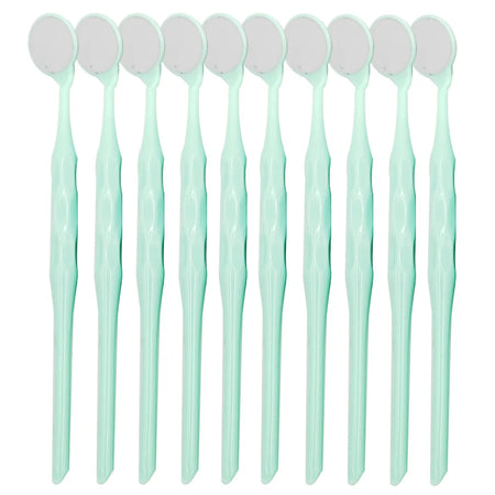 AG Dental Mouth Mirror Premium Front Surface &ndash; Dual-Sided Green-1Box