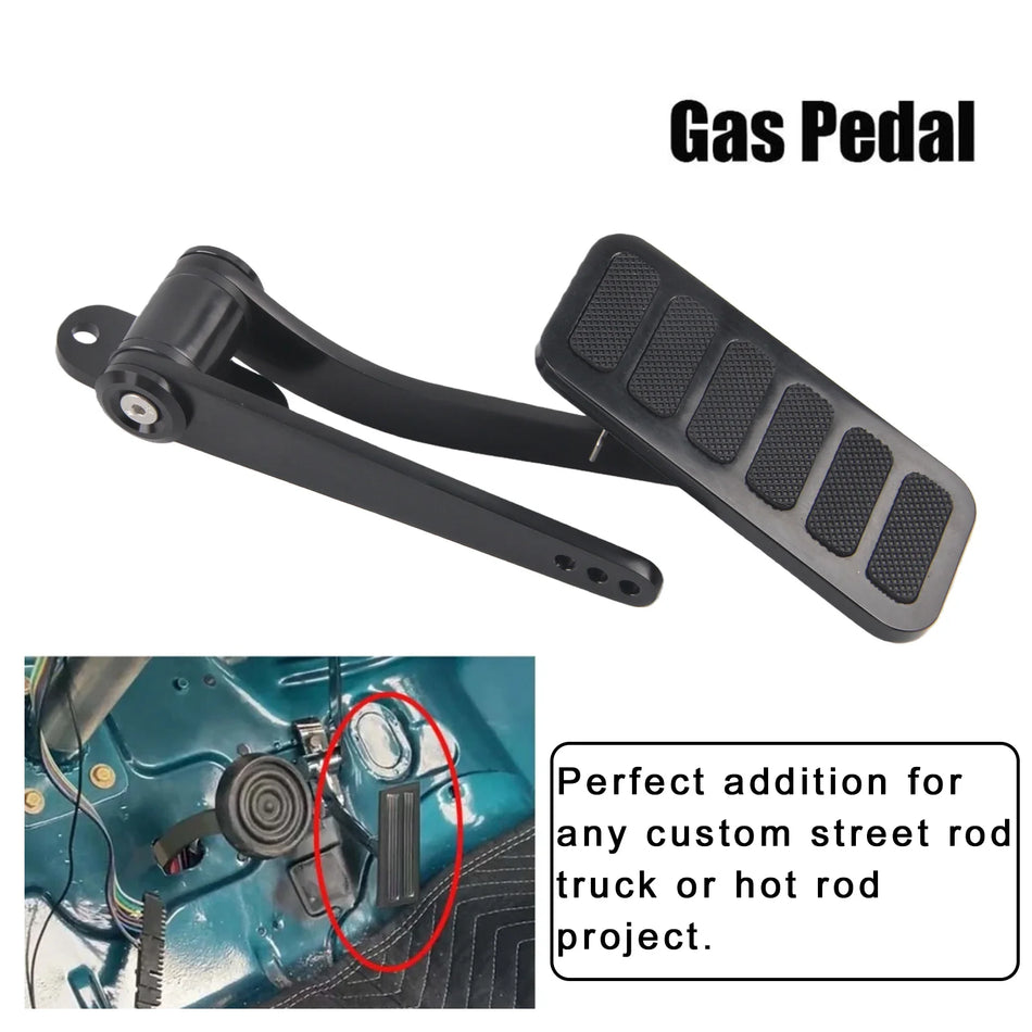 Rat Rod Universal Aluminum Throttle Gas Pedal Firewall Mount