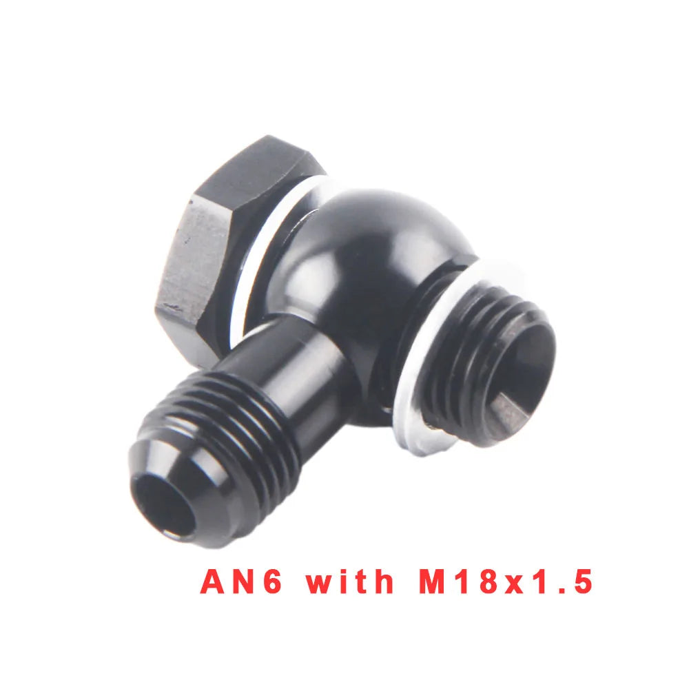 6063 T6 Billet Aluminum Hydraulic Clutch Banjo Fitting M12-M18 by InterCyprus Trading Ltd