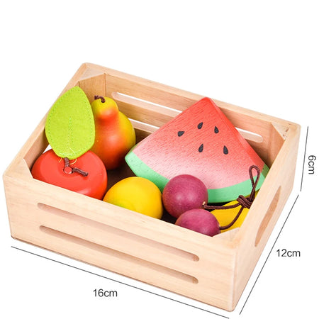 ATS30268 - Educational Wooden Kitchen Pretend Play Food Set ATS30268 A