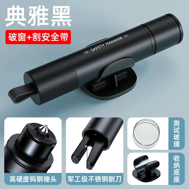 Car Window Breaker Escape Tool &ndash; One Second Seatbelt Cutter