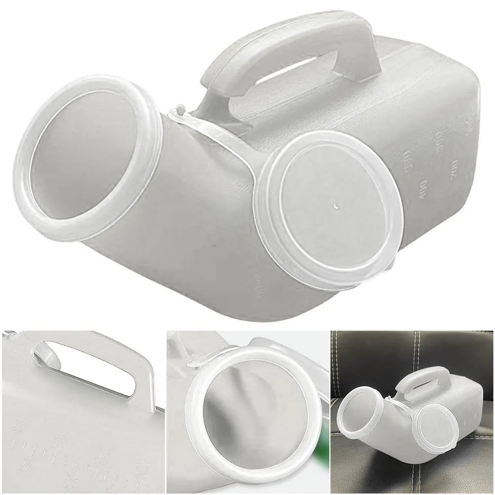 1200ml Portable Urinal - Spill Proof Bottle With Lid