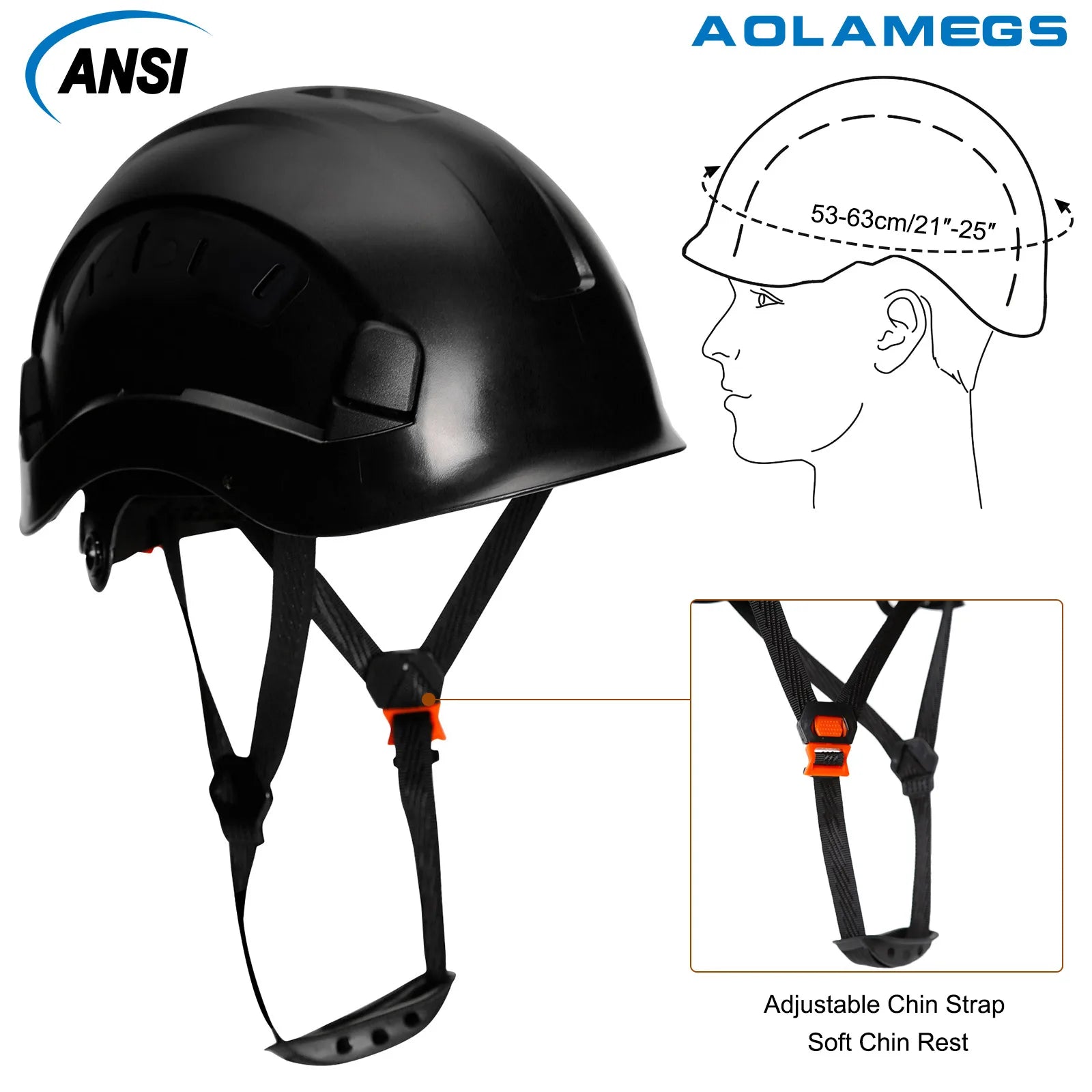 SF06 CE Construction Safety Helmet &ndash; Reflective Stickers