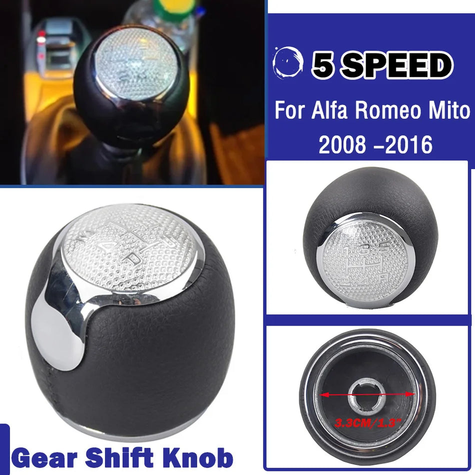 Ручка переключения передач из ABS для Alfa Romeo Mito 147 166 5 6 передач