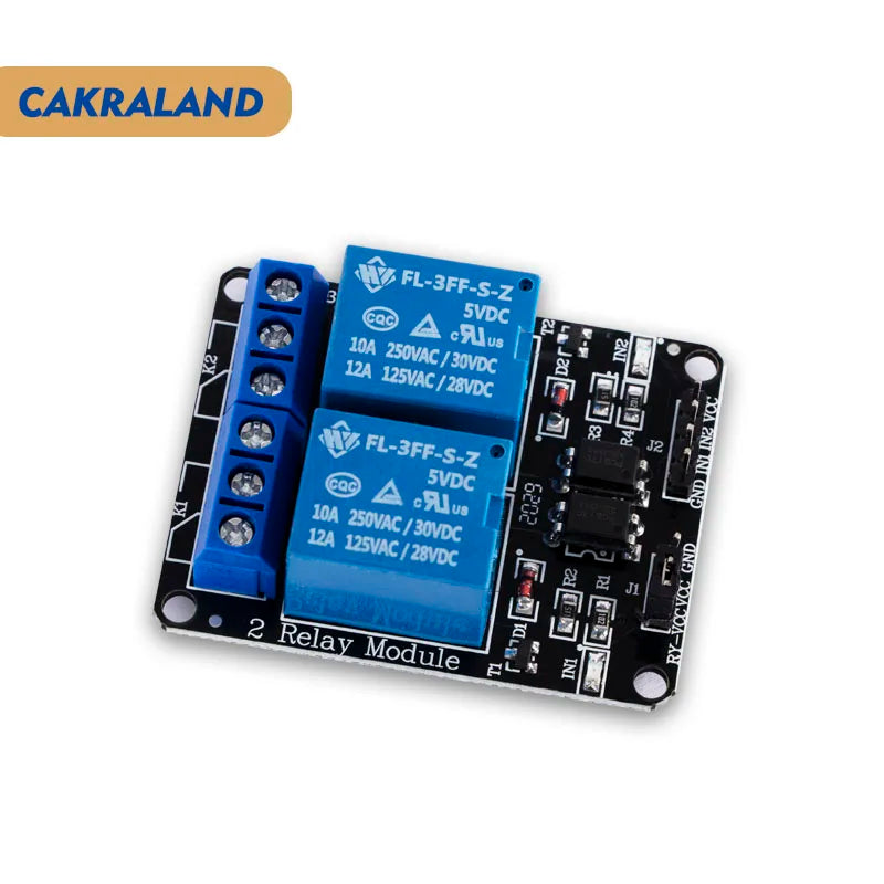 Relay 12V Control Board Module &ndash; Versatile Voltage Control for Arduino 2 module / DC 5V