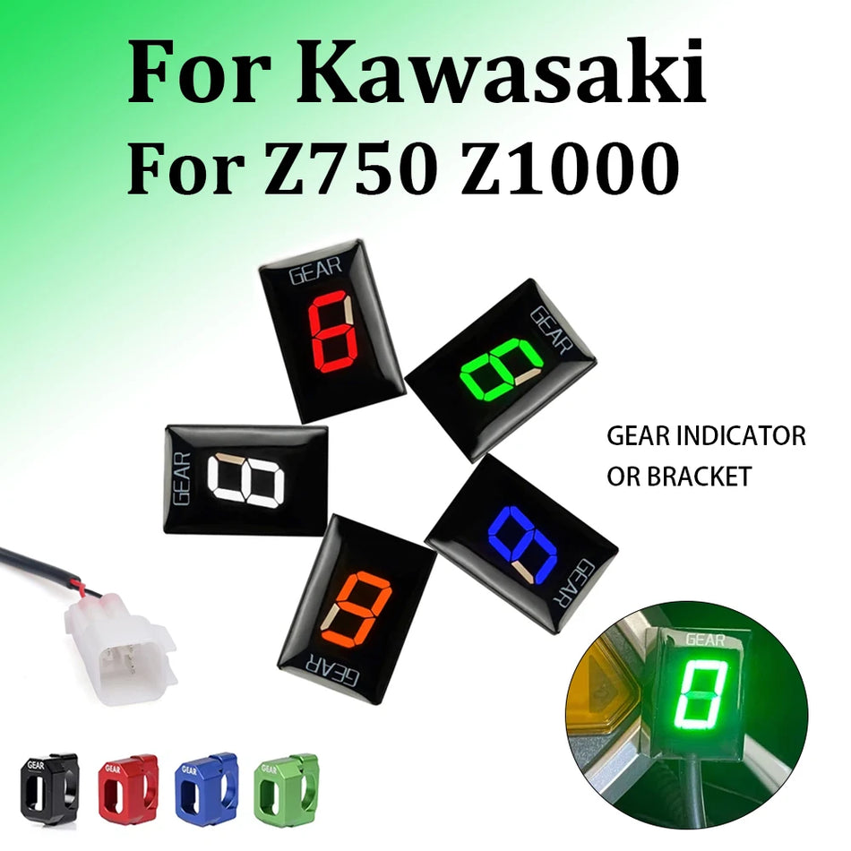 Kawasaki Z750 Z1000 Gear Indicator Digital Display, Plastic