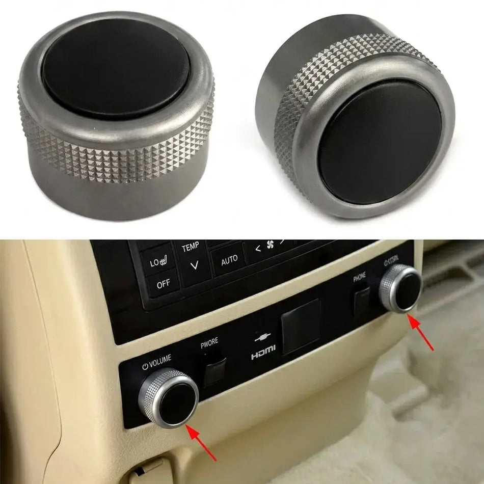 Rear AC Volume Knob Switch For Toyota Land Cruiser LC200 8641960011 by InterCyprus Trading Ltd