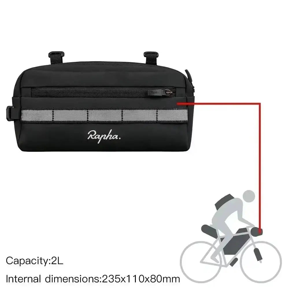 Seat Packs Saddle Bag &ndash; Waterproof Durable Nylon with YKK Zipper 05 Black