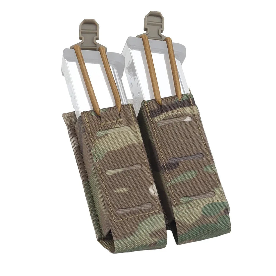 Nylon MOLLE Pistolenmagazintasche mit Handzughalter für Weste