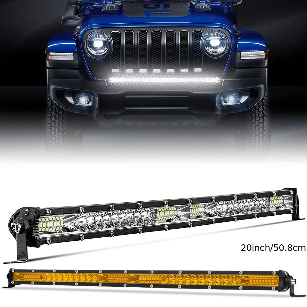 10 And 20 Inch LED Light Bar Off Road &ndash; Bright Flood Beam