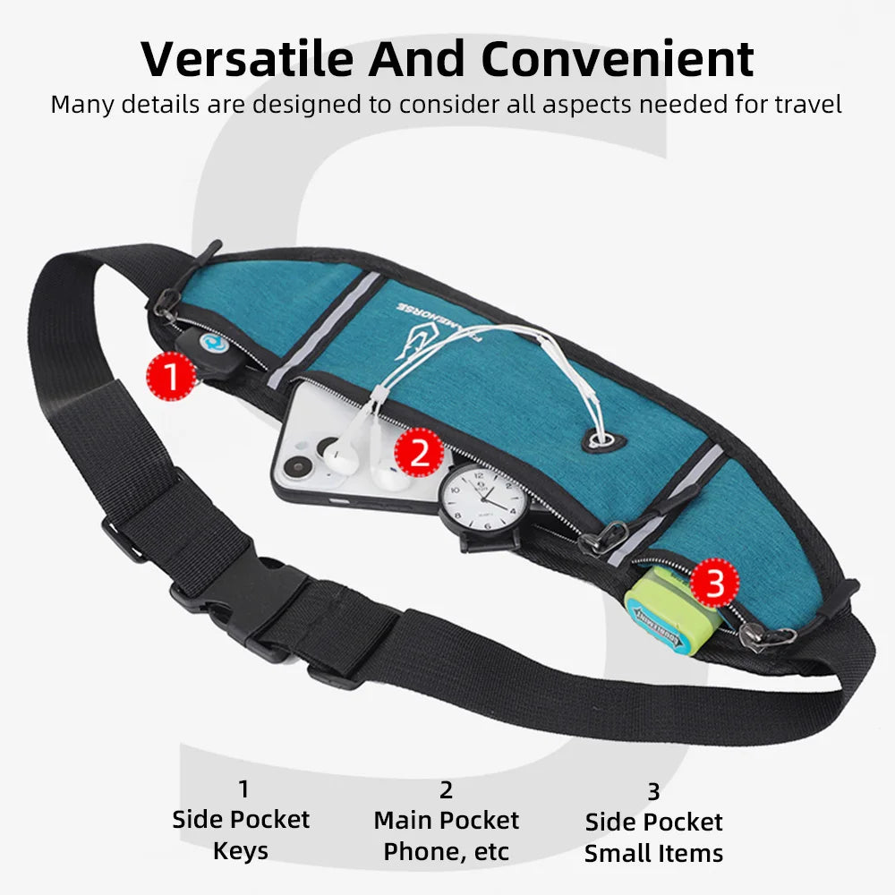 Sports Waist Bag For Men Women &ndash; Waterproof Running Pouch