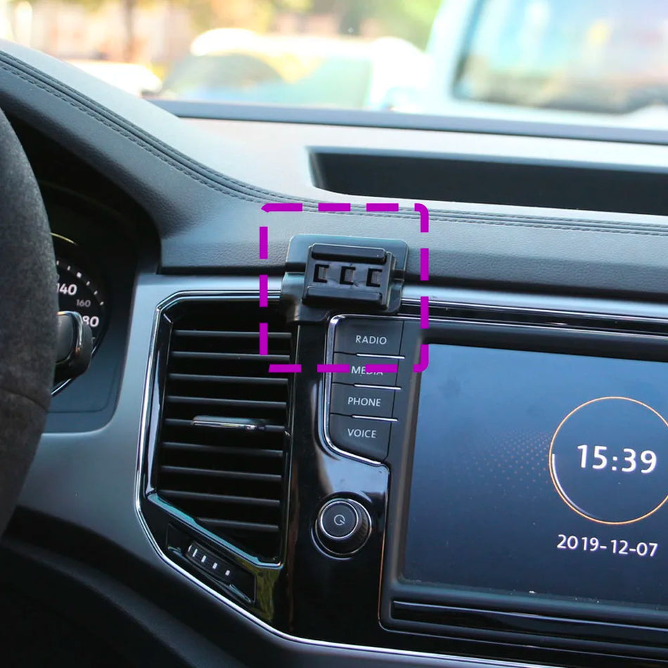 Volkswagen Teramont Trådlös Laddning Bil Telefonhållare Bas