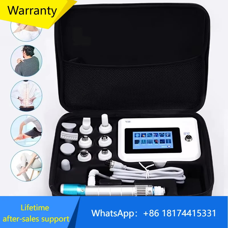 Přenosná terapie šokovými vlnami elektromagnetická úleva od bolesti