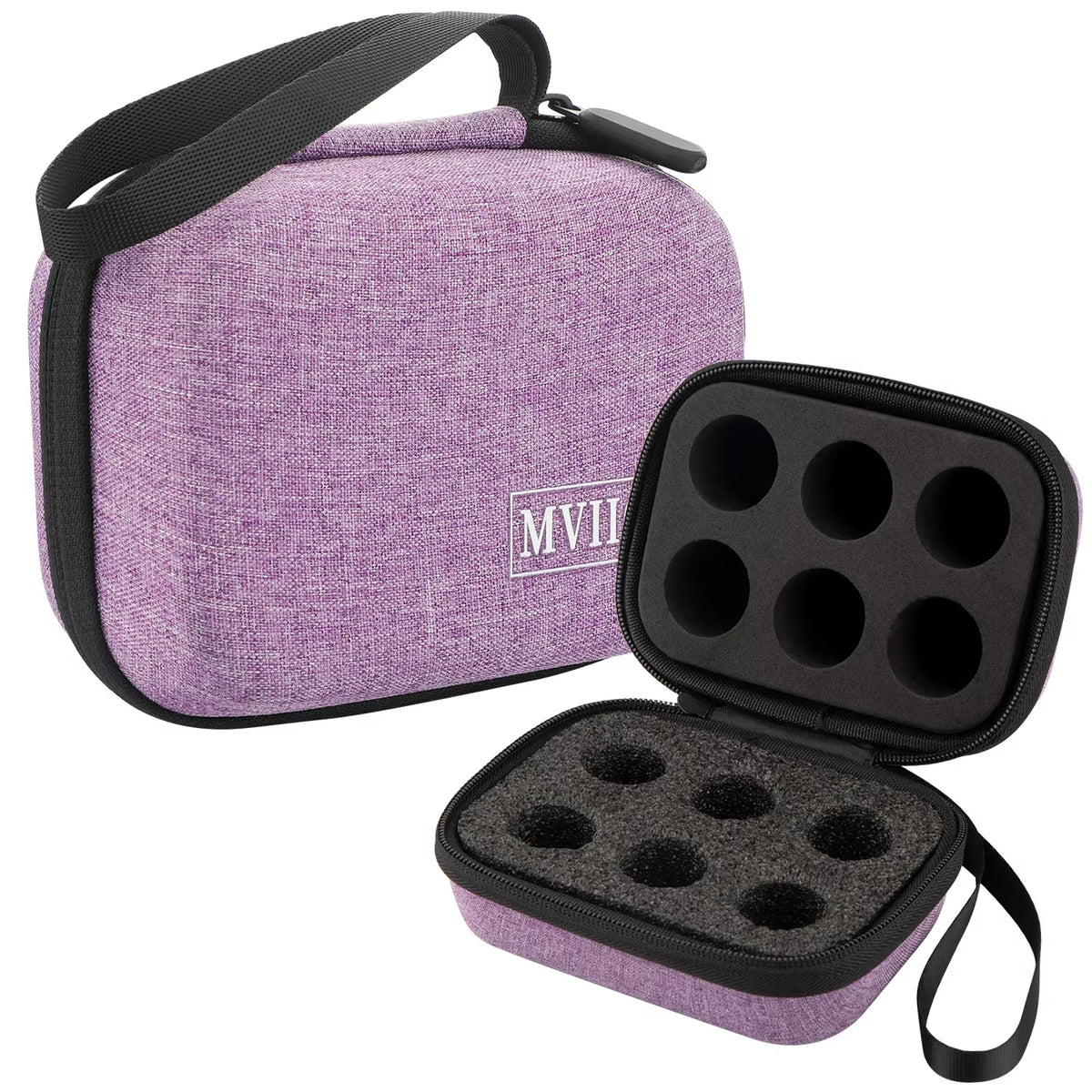 Insulin Fridge Case &ndash; 6 Slot Removable Foam Organizer Blue