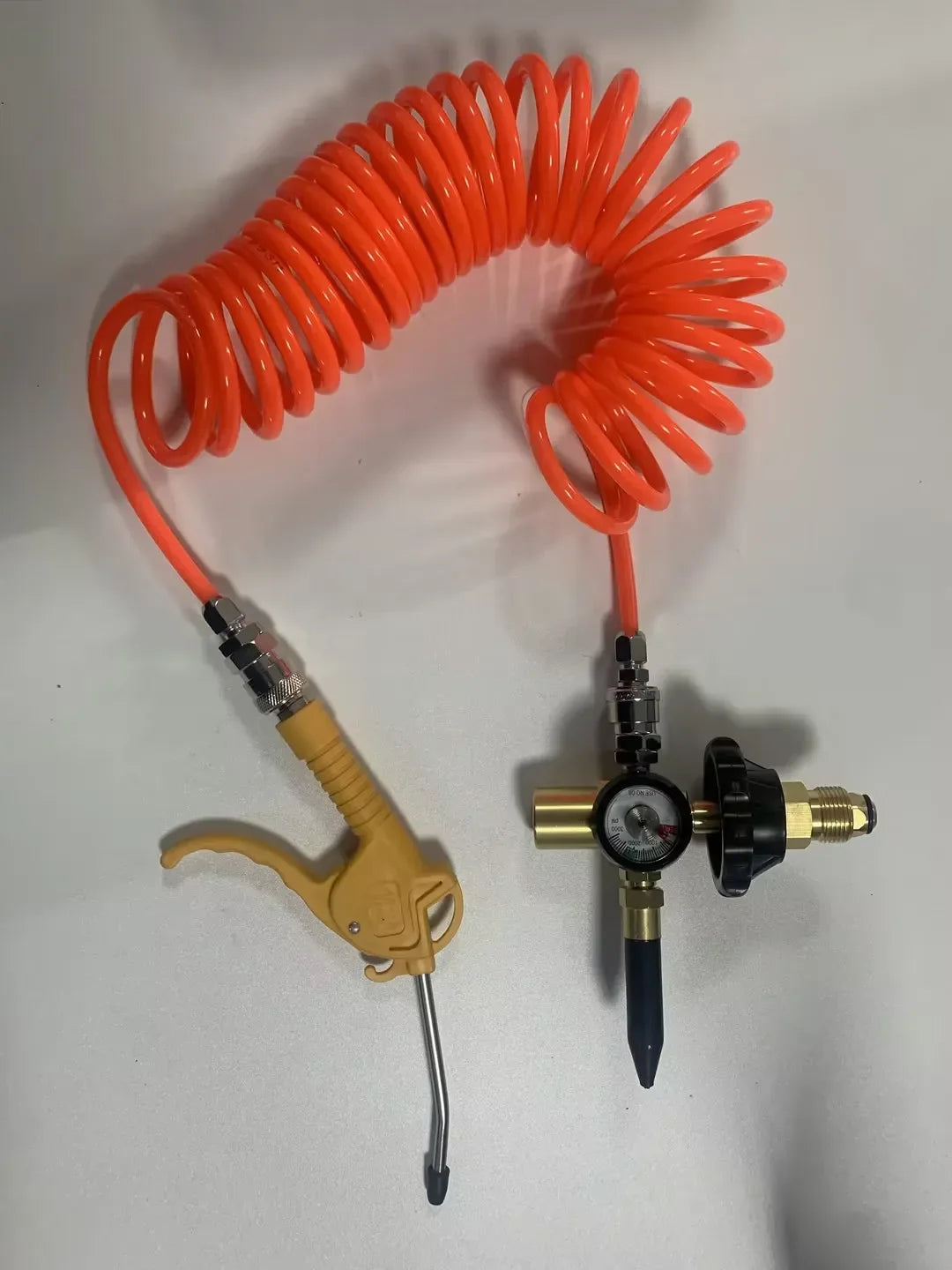 HX0044 All Copper Helium Pressure Reducer - Dual Outlet CGA580-air gun