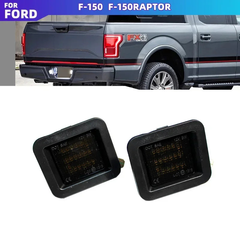 2 Pack LED Światła Tablicy Rejestracyjnej Ford F150 Raptor 2015 2019