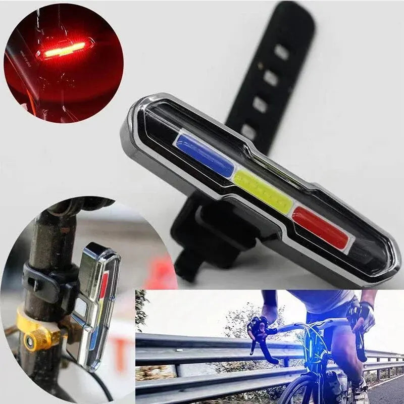 Bucklos Fiets Achterlicht USB Oplaadbaar, Waterdicht LED
