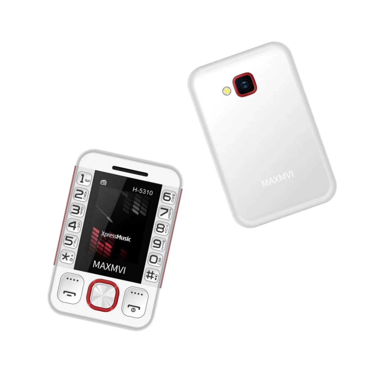 Pocket Phone For Kids 2G Dual Sim &ndash; Ultra Thin Palm Size White / add 16G TF card